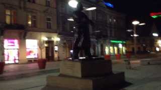 Eszék - bronz emlékmű - Osijek - brončani spomenik
